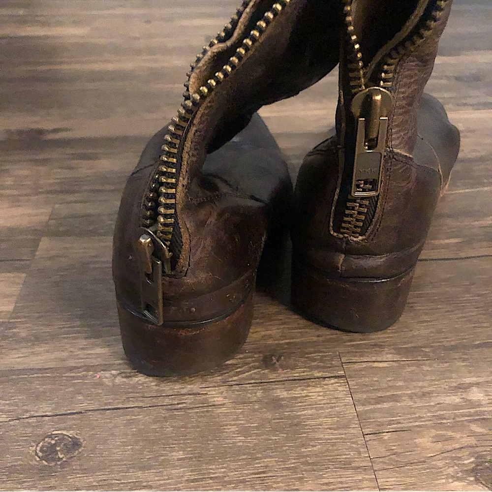 Free Bird by Steven Stable tall boot sz 8 dark brown boho leather riding… - Picture 15 of 16